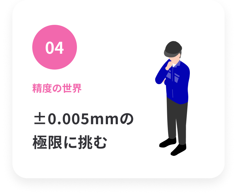04 精度の世界：±0.005mmの極限に挑む